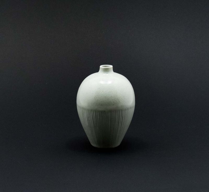 Vase Ebba, Large – Freckles White