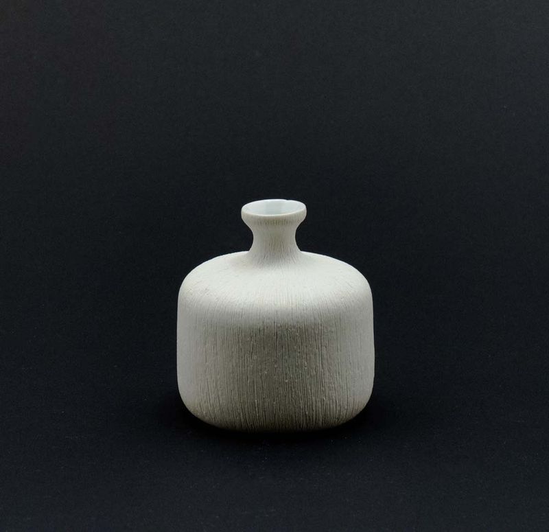 Vase New Bottle, Small – White