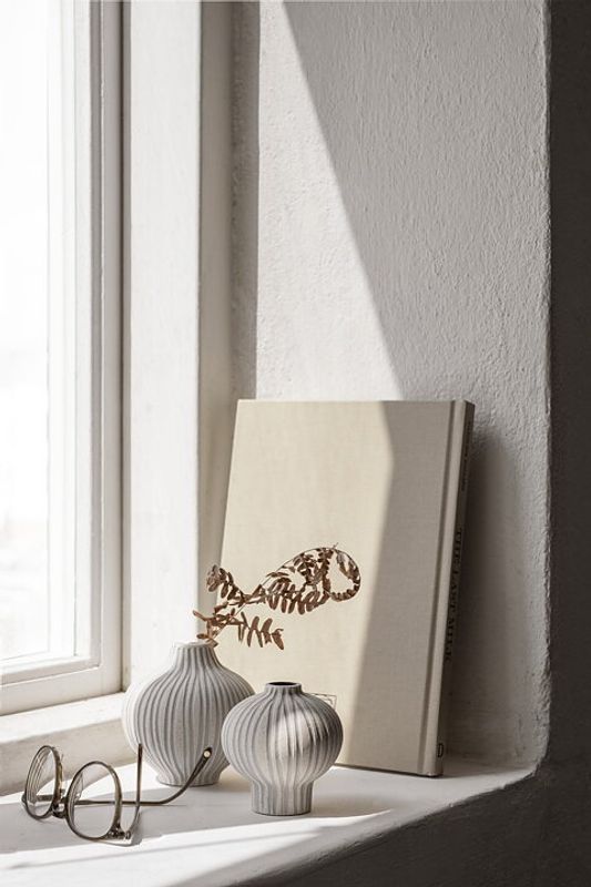 Vase Cecilia, SandWhite – StoneStripe