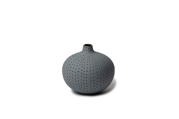 Hovedbilde Vase Bari, Medium – Light Blue Dots